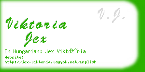 viktoria jex business card